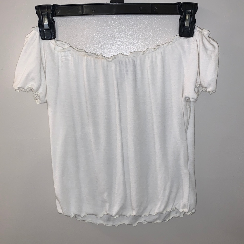 Off the Shoulder Ruffle Top